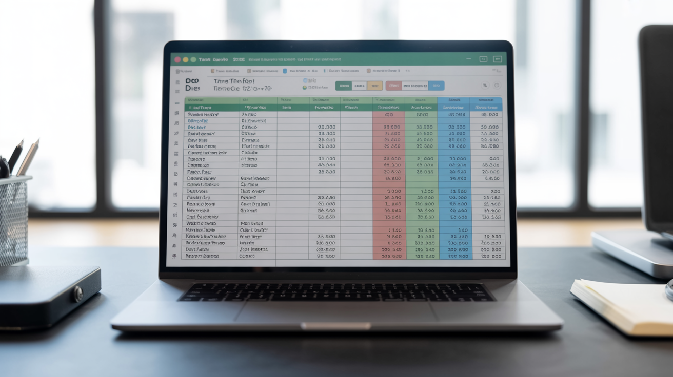 Excel-Export mit Zeiteinträgen, Kosten und Standort-Abgleich
