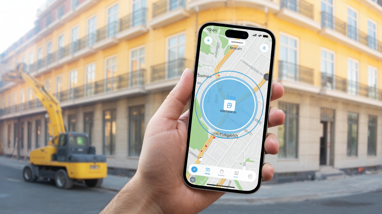 GPS Geofencing – Standort-Verifizierung auf der Baustelle
