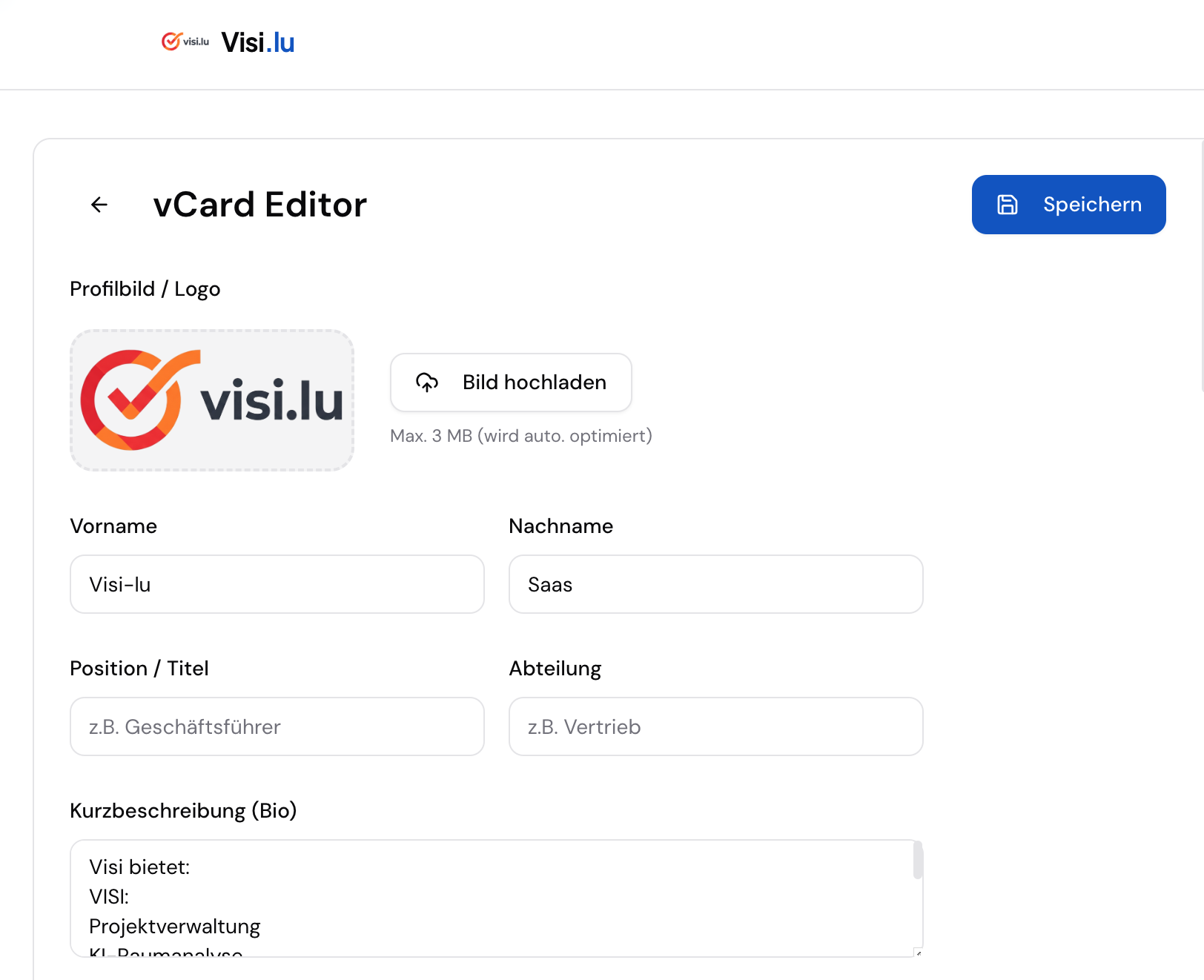 vCard Editor